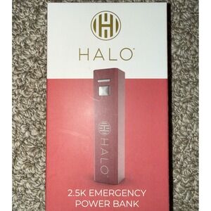 Halo 2.2K Emergency Power Bank‎ Red/Pink Portable Charger